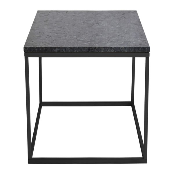 Juodo granito staliukas su juodu pagrindu "RGE Accent", 50 cm pločio