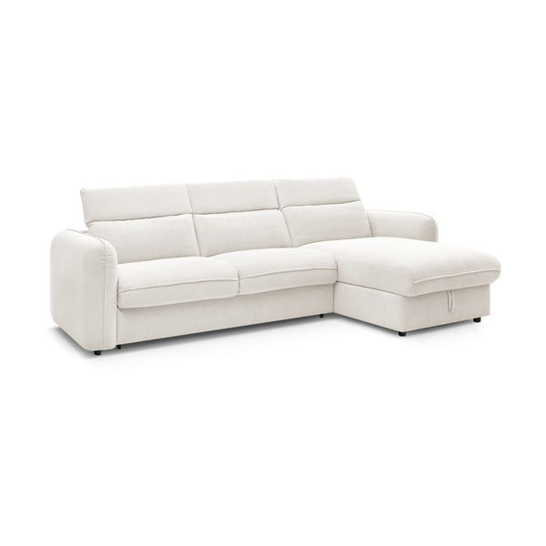 Sulankstoma kampinė sofa baltos spalvos (kintama) Achille – Bobochic Paris-image-4
