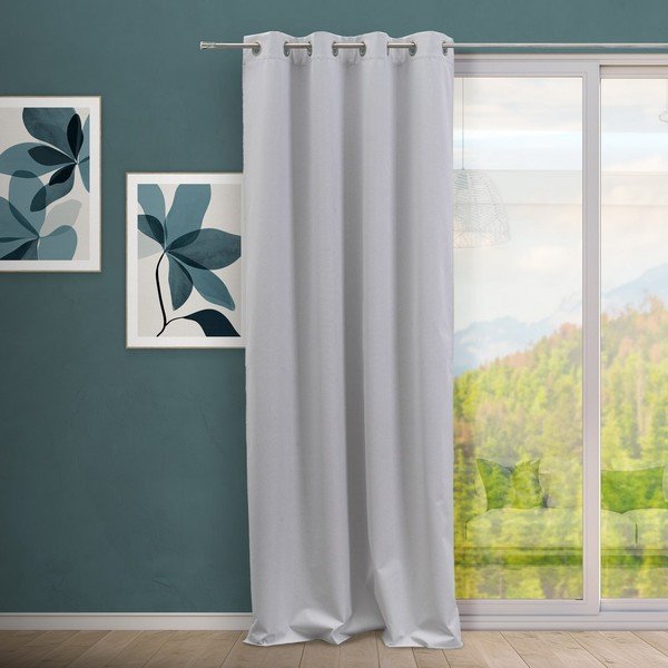 Šviesiai pilkos spalvos užuolaida 135x260 cm Quality – Casa Selección-image-1