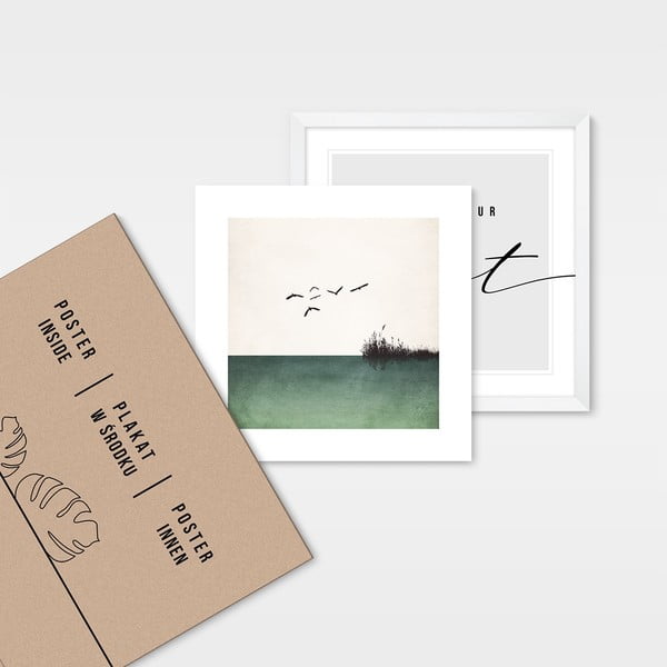 Paveikslai 4 vnt. 30x40 cm Calm – knor-image-1