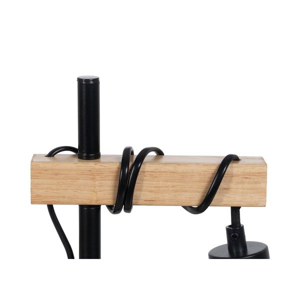 Stalinis šviestuvas juodos spalvos/natūralios spalvos (aukštis 52 cm) – Ixia-image-3