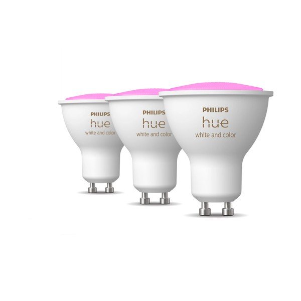 LED lemputės 3 vnt. 6 W GU10, White and color ambiance – Philips Hue-image-1