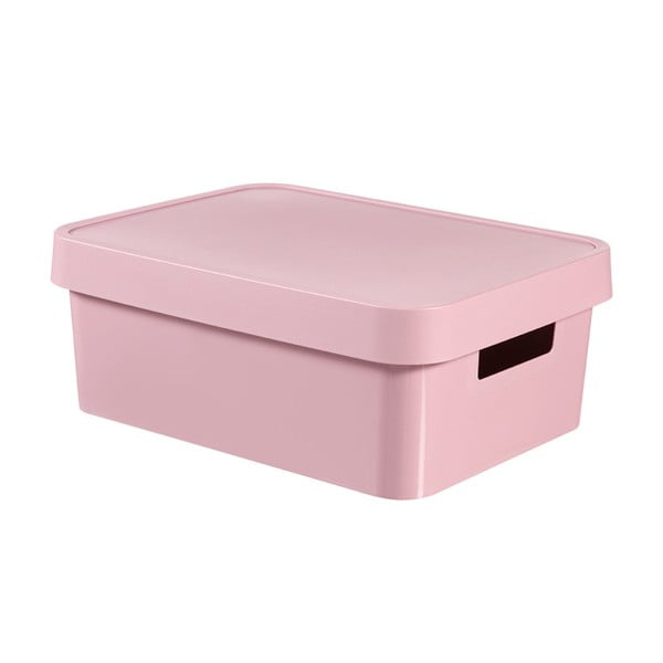 Rožinė laikymo dėžė "Curver Simpla Lungo