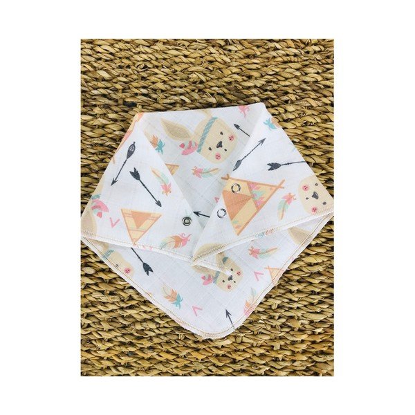 Balti muslino šliaužtinukai, 4 vnt. Mila - Lydia&Co-image-2