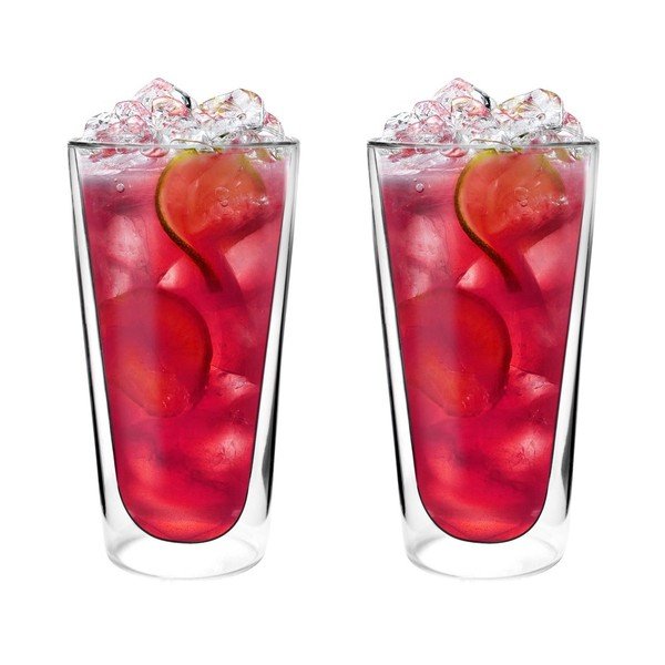 2 dvigubų stiklinių rinkinys "Amo", 300 ml