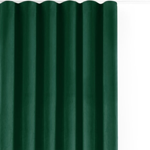 Iš velveto pritemdymas (dalinis užtemimas) užuolaida žalios spalvos 530x225 cm Velto – Filumi