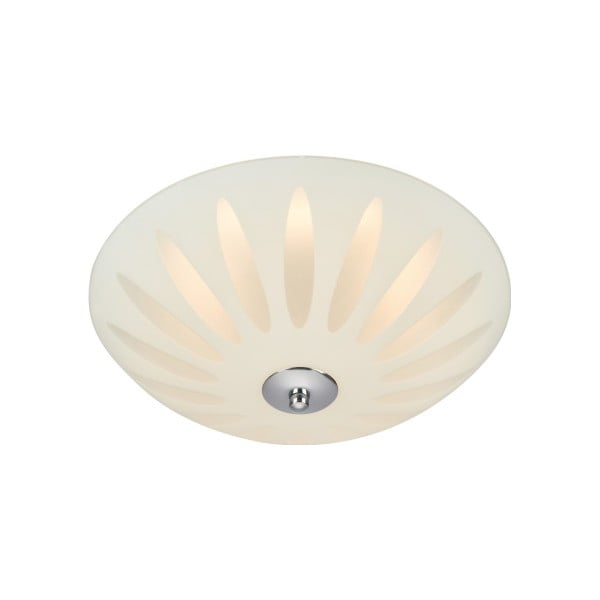 Baltas LED lubinis šviestuvas Markslöjd Petal, ø 43 cm