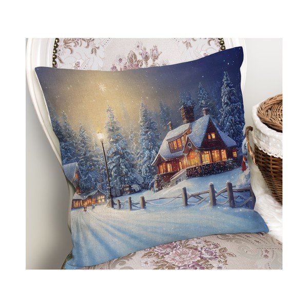 Dekoratyvinis pagalvės užvalkalas su Kalėdų motyvu 43x43 cm – Mila Home-image-2