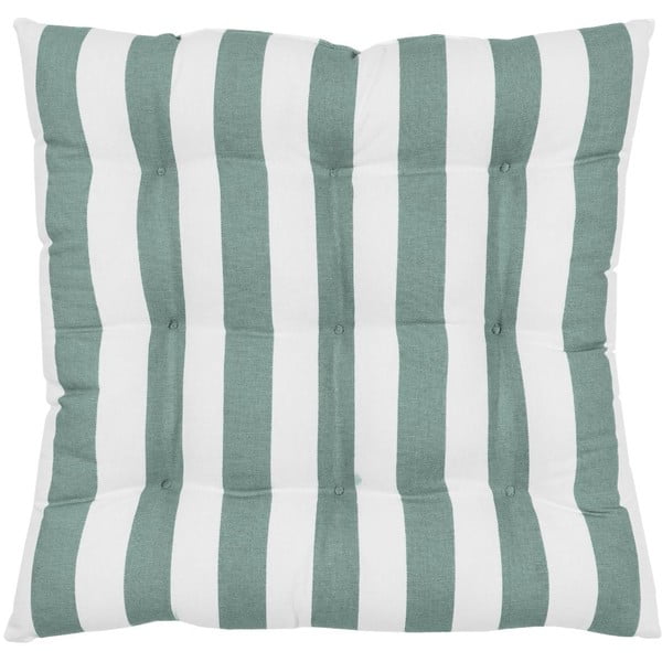 Baltai žalios spalvos medvilninis dekoratyvinis pagalvės užvalkalas Westwing Collection Timon, 40 x 40 cm