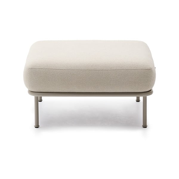 Smėlio spalvos iš boucle taburetė Aurum – Kave Home