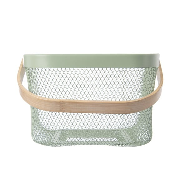 Vielinis iš metalo krepšys 24,5x24,5x30 cm Greenish – Orion-image-2