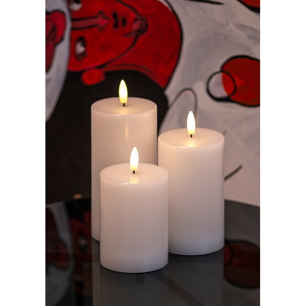 LED žvakės 3 vnt. (aukštis 15 cm) Sille Rechargeable – Sirius-image-2