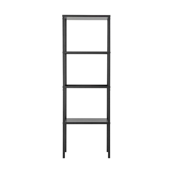 Juodos spalvos iš metalo pastatoma lentyna 59x90x38 cm Loups – Bloomingville-image-4