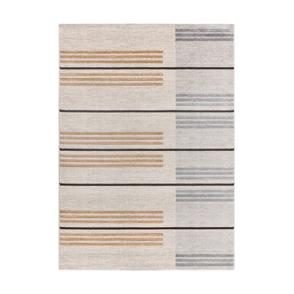 Šviesiai pilkos spalvos/kreminės spalvos kilimas 80x150 cm Craft – Universal-image-4