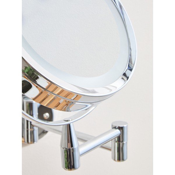 Kosmetinis veidrodis (didinimas 2x) su apšvietimu/didinantis 18x29 cm Cassini – Premier Housewares-image-3