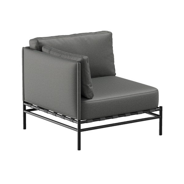 Modulinė sodo taburetė tamsiai pilkos spalvos (kintama) Dandy – Sit Sit