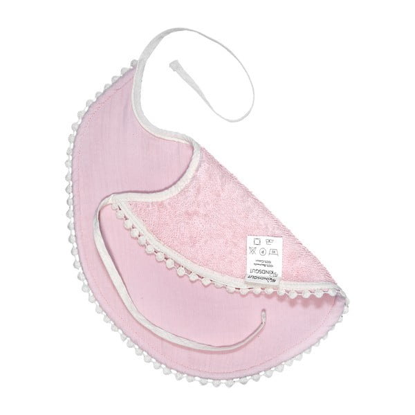 Rožinis muslino seilinukas Kindsgut London-image-3