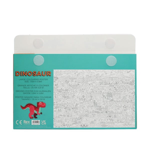 Spalvinimo knygelė Baby Dinos – Rex London-image-4