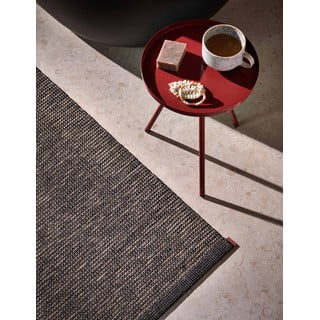 Tamsiai rudos spalvos lauko kilimas 70x150 cm Sam Black Walnut – Pappelina