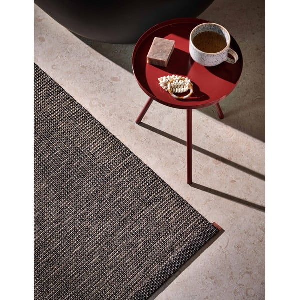 Tamsiai rudos spalvos lauko ir vidaus kilimas 70x90 cm Sam Black Walnut – Pappelina-image-1