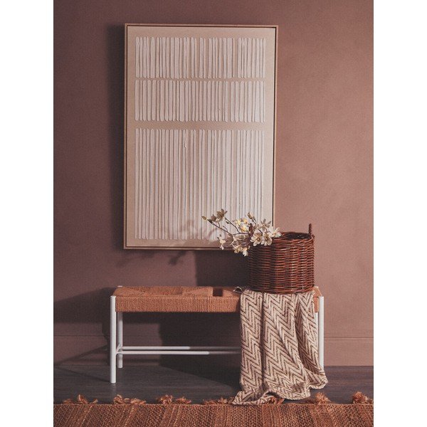 Natūralios spalvos medžio masyvo suolas Bandar – Premier Housewares-image-1