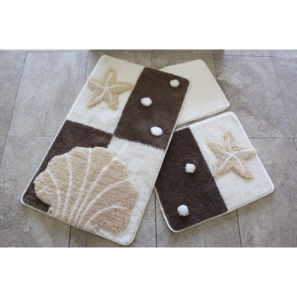 3 vonios kambario kilimėlių rinkinys 100x60 cm – Foutastic-image-2