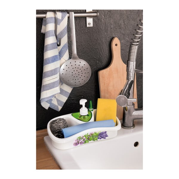 Iš plastiko stovas skalbimo reikmenims baltos spalvos – Snips-image-2