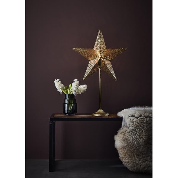 Šviečianti dekoracija auksinės spalvos su Kalėdų motyvu ø 48 cm Rustic – Markslöjd-image-1