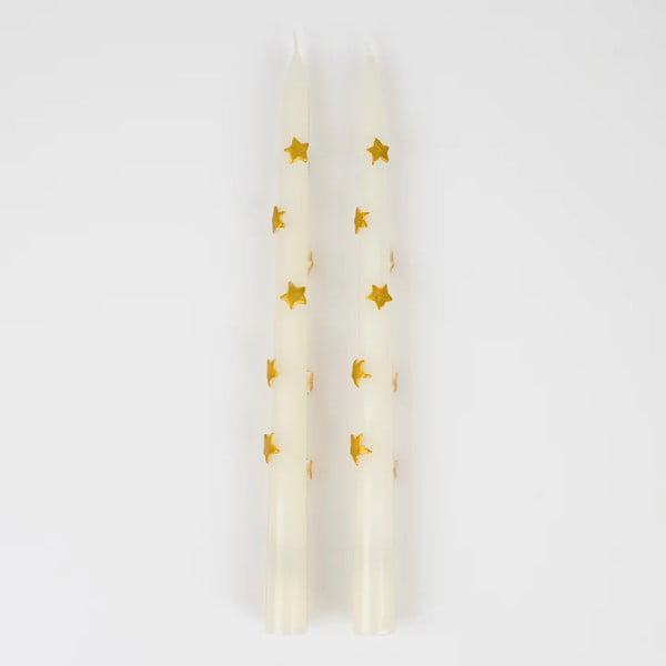 Žvakės 2 vnt. degimo laikas 5 h Star – Meri Meri-image-4