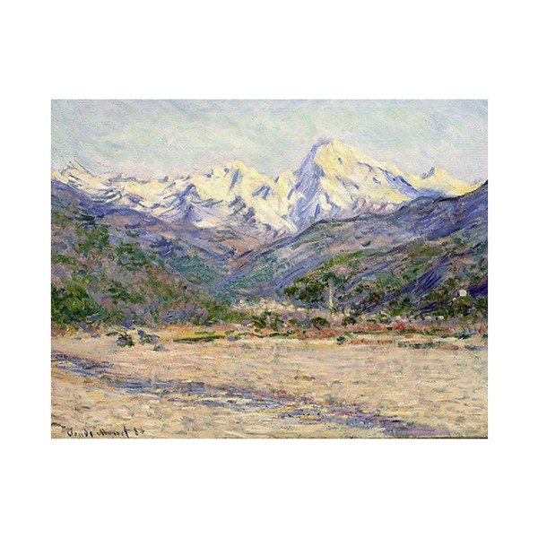 Klodas Monė - Nervijos slėnis, 50x40 cm