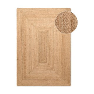 Apverčiamas/rankų darbo natūralios spalvos iš džiuto kilimas 160x230 cm Sharmila Natural Brown – Hanse Home
