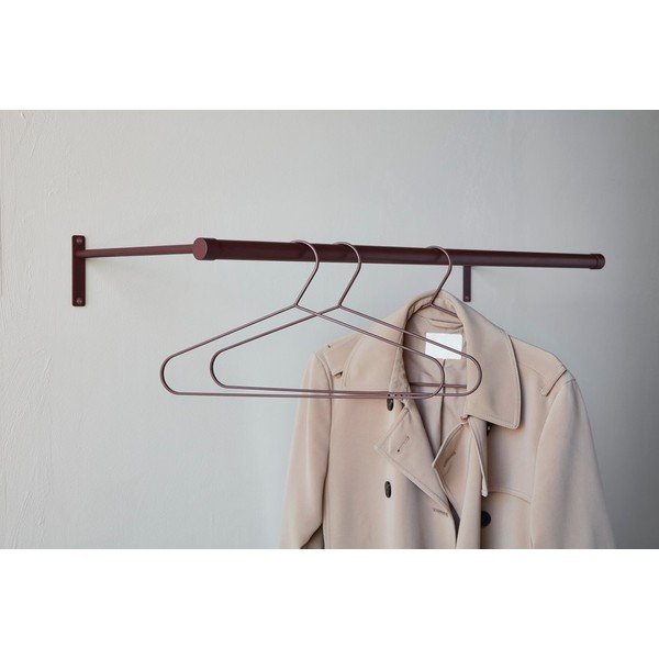 Bordo spalvos iš nerūdijančio plieno sieninė lentyna 90 cm Hang-It – Mette Ditmer Denmark-image-2