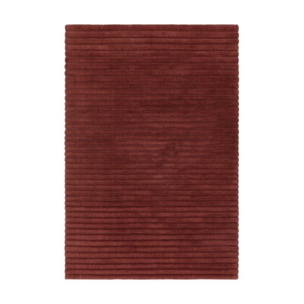 Rankų darbo bordo spalvos iš vilnos kilimas 120x170 cm – Asiatic Carpets