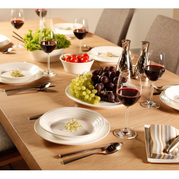 Raštuotų lėkščių ir dubenėlių rinkinys, 15 dalių-image-1