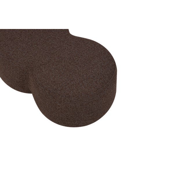 Tamsiai rudos spalvos pufas iš boucle Umbo – noo.ma-image-3