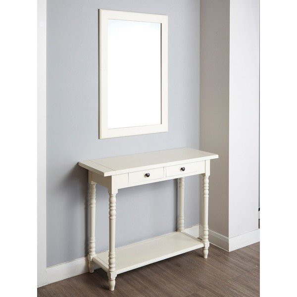 Dramblio kaulo spalvos iš pušies masyvo konsolinis staliukas 35x96 cm Heritage – Premier Housewares-image-1