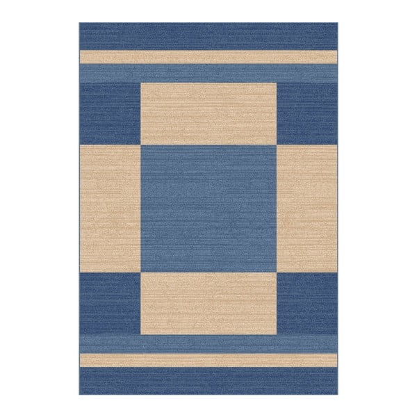 Mėlynos ir smėlio spalvos kilimas "Universal Boras", 160 x 230 cm