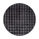 Skalbiamas apvalios formos kilimas antracito spalvos ø 145 cm Bubbly – Oyo Concept