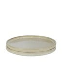 Lėkštės smėlio spalvos iš akmens 2 vnt. ø 20 cm Sand Grain – Mette Ditmer Denmark