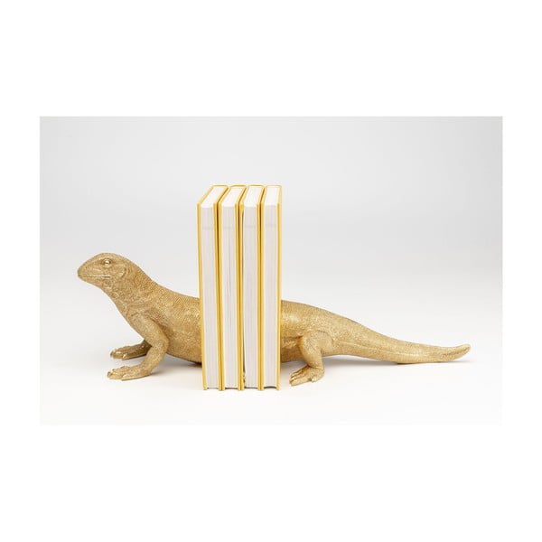 Dviejų aukso spalvos skirtukų rinkinys Kare Design Lizard
