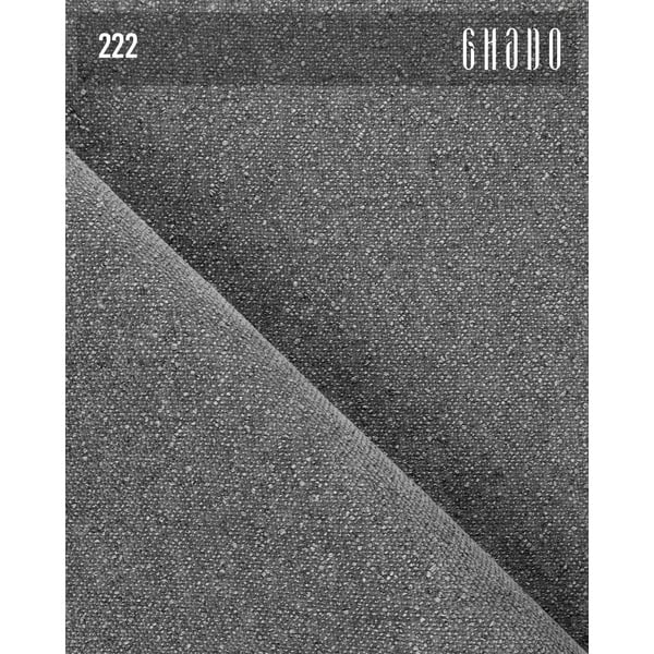 Pilkos spalvos iš šenilinio audinio kampinė sofa (su kairiuoju kampu/su gultu) Chevi – Ghado-image-4