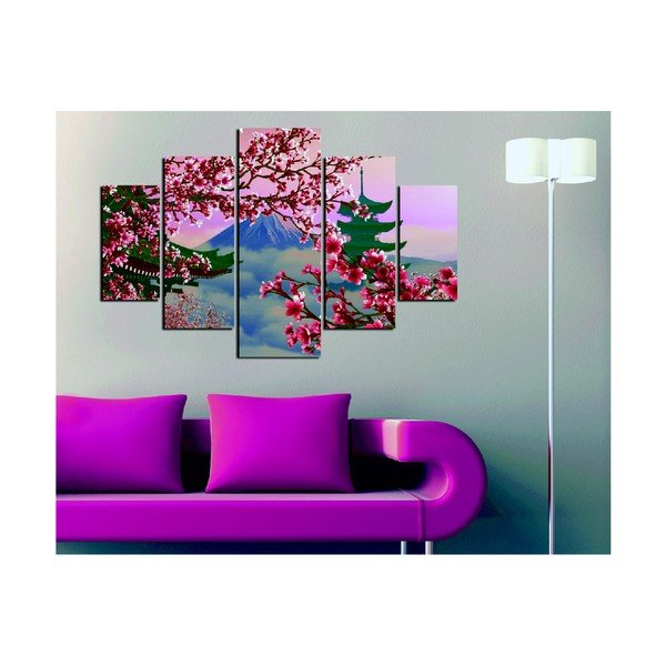 Kelių dalių paveikslas Japan View, 92 x 56 cm-image-1