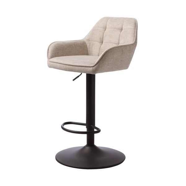 Reguliuojamo aukščio baro taburetė smėlio spalvos Nolan – Unique Furniture