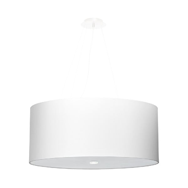 Baltas pakabinamas šviestuvas su stikliniu gaubtu ø 60 cm Volta - Nice Lamps