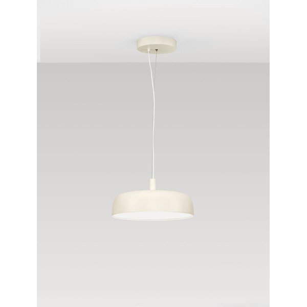 Kreminės spalvos iš aliuminio kabantis šviestuvas LED su pritemdymo funkcija ø 40 cm Noelia – Nova Luce-image-3