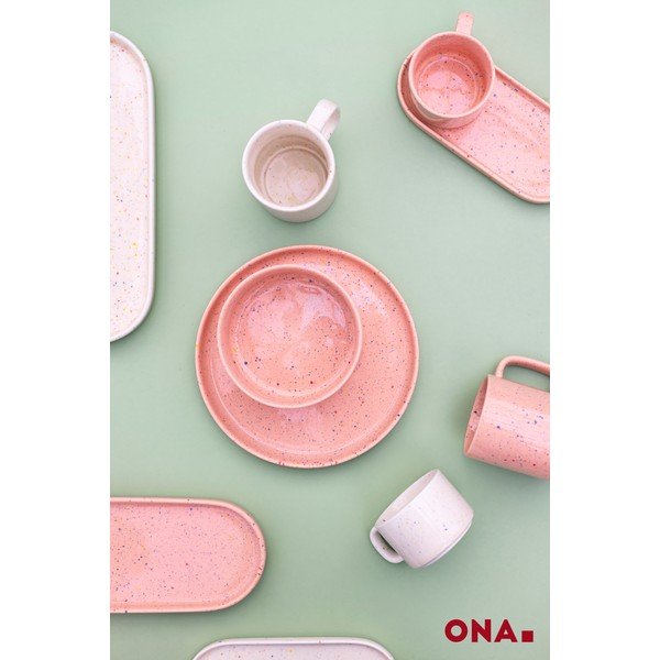 Smėlio spalvos skirta serviravimui iš porceliano  lėkštė Fika – ONA-image-4