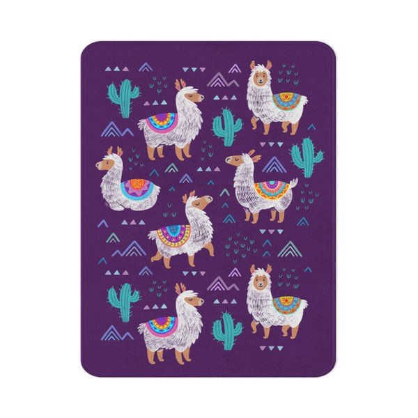 Violetinis vaikiškas kilimas 140x100 cm - OYO kids