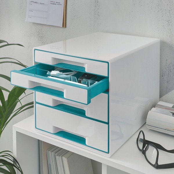 Iš plastiko biuro organizatorius į stalčių Cube – Leitz-image-1