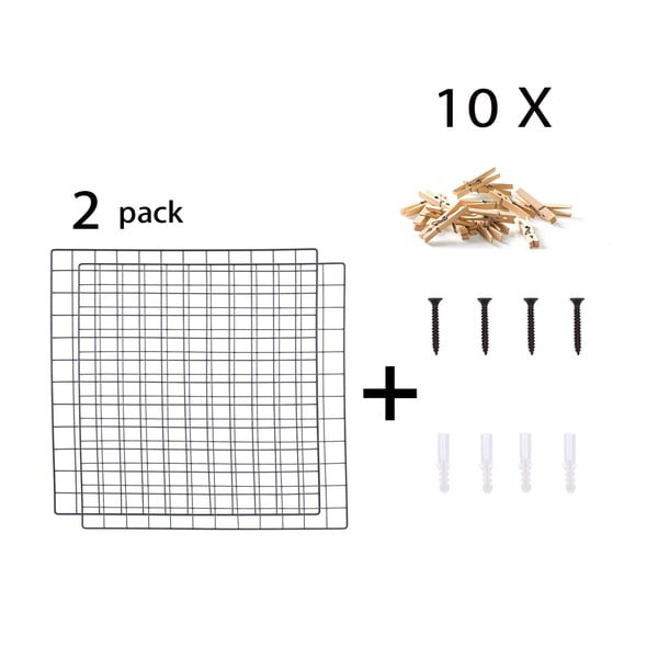 2 juodos skelbimų lentos, 60 x 60 cm-image-2