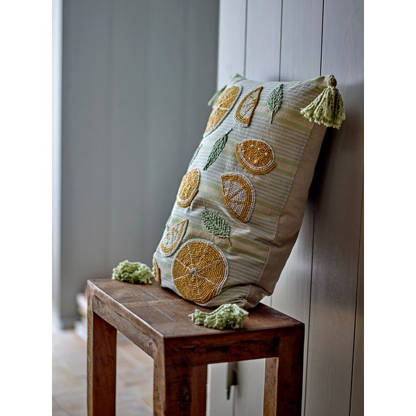 Iš medvilnės dekoratyvinė pagalvėlė 35x50 cm Lemon – Bloomingville-image-1